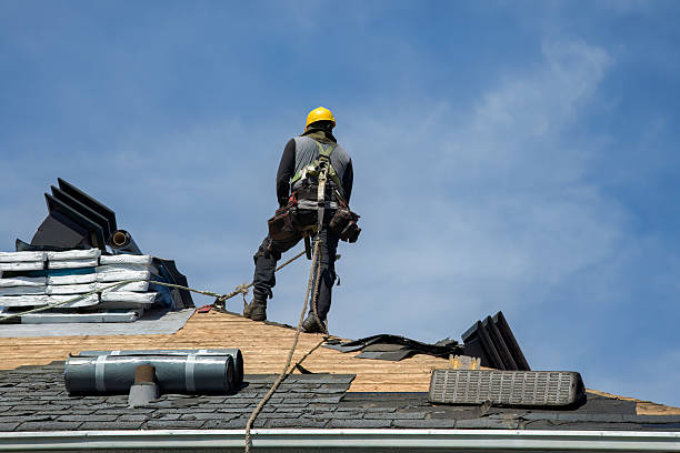 Professional Flat Roof Repair technician working in Shingle Springs, CA